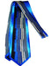 Men's Extra Long Blue Silk Tie