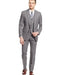 Brand: Caravelli Collezione Suit - Caravelli Suit - Caravelli italy Men's Two Button  Light Grey Suit