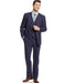 Brand: Caravelli Collezione Suit - Caravelli Suit - Caravelli italy Men's Single Breadted Suit Notch Laple Dark Navy