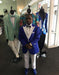 Men's Blue Cheap Priced Designer Fashion Dress Casual Blazer On Sale Flap Two Pockets Peak Label One Button Blazer