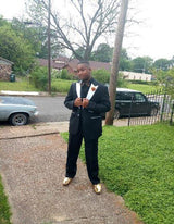 Men's Black One Buttons Tuxedo