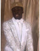 Floral Satin Shiny Fashion Blazer Dinner Jacket Paisley Sport Coat Flashy Stage Fancy Party Prom