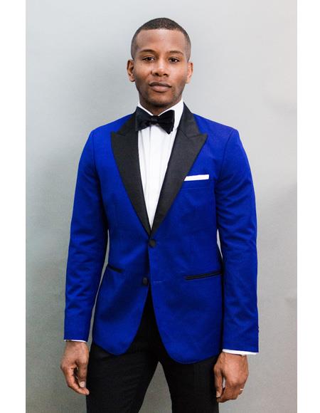 Coming 2020 blue modern suit