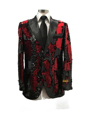 Men's Peak Label Black/Red