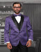 Bellagio Purple 1-Button Notch Tuxedo