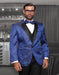Bellagio Royal Blue 1-Button Notch Tuxedo