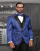 Bellagio Royal Blue 1-Button Notch Tuxedo