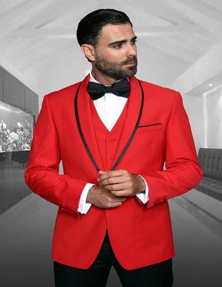 All Red Prom Suit Collection: Affordable Fashion That Fits  MensUSA