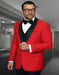 Encore Red 1-Button Shawl Tuxedo - Red Tuxedo