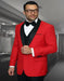 Encore Red 1-Button Shawl Tuxedo - Red Tuxedo