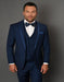 Caesar Sapphire 1-Button Shawl Tuxedo