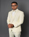 Caesar Off-White 1-Button Shawl Tuxedo
