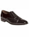 Men's Black Lace Up Cap Toe