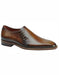 Men's Cognac Lace Up Cap Toe