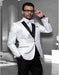 Bellagio White 1-Button Notch Tuxedo