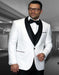 Encore White 1-Button Shawl Tuxedo