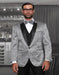 Bellagio Silver 1-Button Notch Tuxedo