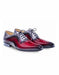 Men's Burgundy Lace Up Cap Toe