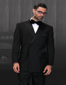 Wellington Black 6-Button Peak DB Tuxedo