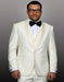 Theo Off-White 1-Button Shawl Tuxedo