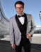 Men's Gray Two Toned Tuxedo