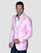 Men's Blazer Floral Satin Shiny Fashion Blazer Dinner Jacket Paisley Sport Coat Flashy Stage Fancy Party Prom