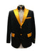 Men's  Peak Label Black ~ Yellow