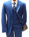 Men's Two Button Suit Blue Suit