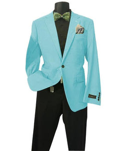 Aqua Men's Solid Sports Coats