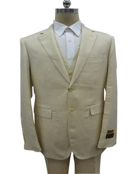 Linen-2BV Natural Suit