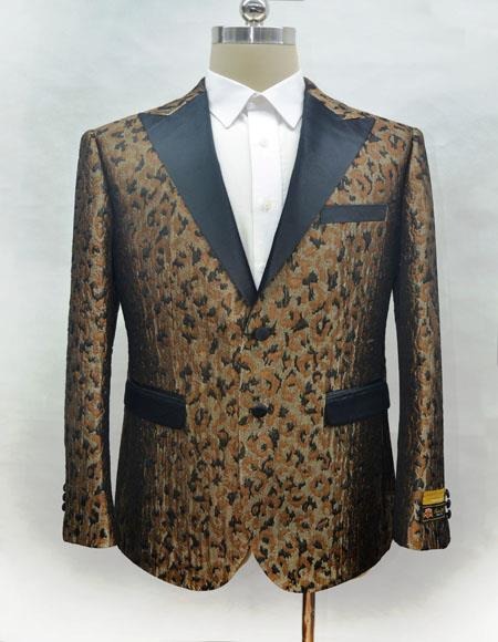 Men's Fashion Camo Ostrich looking Suits
