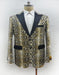 Men's Fashion Snake Skin Ostrich looking Jacket