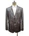 Men's Brown Alligator Ostrich looking Python Snakeskin Print