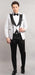 Giovanni Testi White Tuxedo Suit Jacket And Pants by Giorgio Venturi