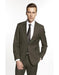 Giorgio Fiorelli Suit Men's Solid Olive Suit