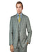 Mantoni Suit Brand Suit Gray Windowpane- High End Suits - High Quality Suits