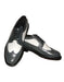 Belvedere Grey & White Gangster Spectator Dress Shoe