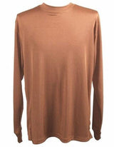 Mock Neck Shirts For Men Brown