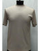 Men's Tan Short Sleeve Classy Look Mock Neck Shirts