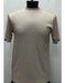 Men's Tan Short Sleeve Classy Look Mock Neck Shirts