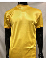 Mock Neck Shirts For Men Gold