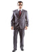 Brand: Caravelli Collezione Suit - Caravelli Suit - Caravelli italy Men's Two Button Dress Suit Gray