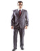 Brand: Caravelli Collezione Suit - Caravelli Suit - Caravelli italy Men's Two Button Dress Suit Gray