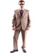 Brand: Caravelli Collezione Suit - Caravelli Suit - Caravelli italy Men's Two Button Dress Suit Tan