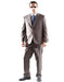 Brand: Caravelli Collezione Suit - Caravelli Suit - Caravelli italy Men's Two Button Dress Suit Taupe
