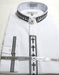 Daniel Ellissa Men's French Cuff Shirt White and Black