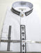 Daniel Ellissa Men's French Cuff Shirt White and Black