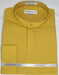 Daniel Ellissa Men's French Cuff Shirt Gold ~ Mustard