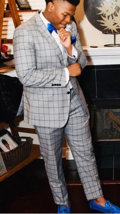 Mens Suit Grey
