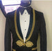 Men's Cheap Priced Designer Fashion Dress Casual Blazer On Sale Shawl Lapel Black ~ Gold Blazer